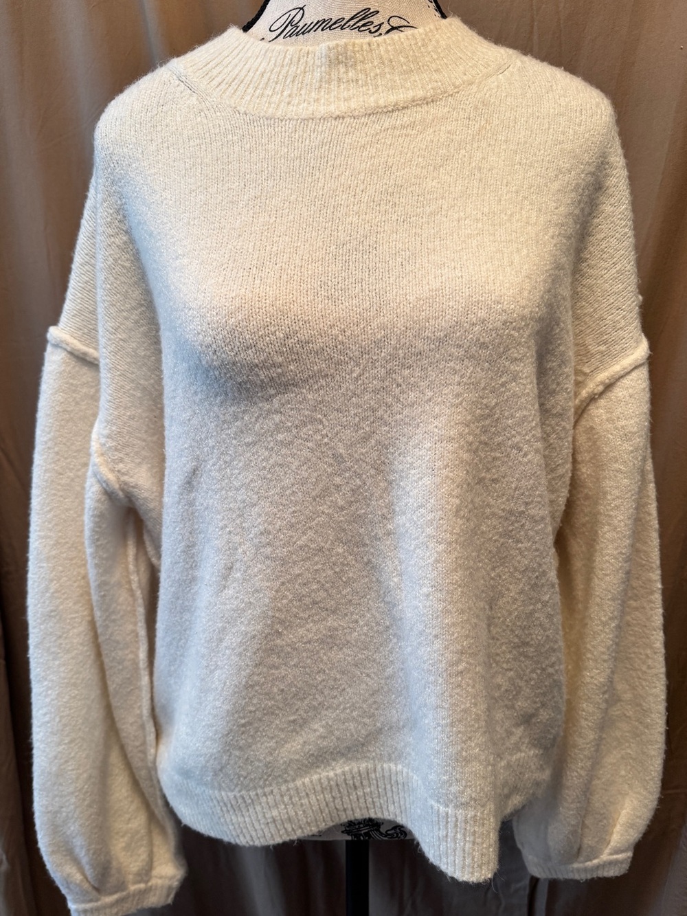 RD Style Cream Crewneck Sweater